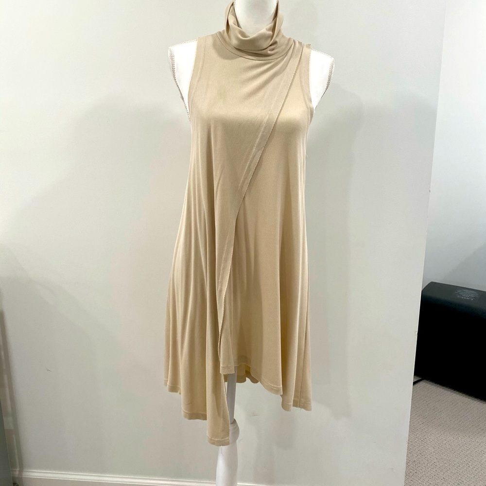 Free People beige layering top/mini dress